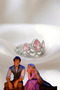 Rapunzel Crown Design Zircon Natural Stone Ring - 2