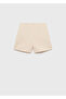 High-waisted straight-cut shorts - 3