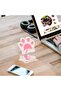 Cute Cat Paw Phone Stand, Foldable Aluminum Holder for Desk, Office Decor & Vanity - 5