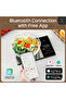 NKS-4540B Elegant Smart Nutrition Kitchen Scale with Auto Calorie Tracking, Stainless Steel LED Platform, Bluetooth Fitdays+ Sync, 5kg Precision Weighing –Black - 6