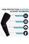 One Size Mixed color 3 Pairs of Breathable Sun Protection Sleeves for Outdoor Sports Mosquito Proof - 2