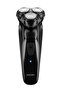 Men‘s Electric Rotary Shaver, Rechargeable 3D Floating Heads, USB-C Fast Charging, Black