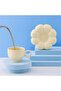 Nordic Ceramic Coffee Mug with Saucer, White Milk Tea Cup for Birthday Christmas - 5