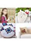 Inflatable Travel Pillow for Kids, Adjustable Height Airplane Footrest Cushion - 4