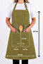 Simple kitchen apron with adjustable strap - 6