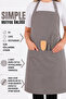 Simple kitchen apron with adjustable strap - 4