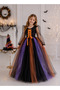 halloween costume,witch costume,black party dress - 3