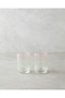 Glimmer Glass 2-Piece Glass Set 330 ml Pink - Green