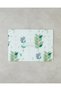 Vintage Botanic Glass Cutting Board 25X35 cm Green-White