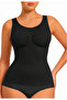 Women's Strappy Athlete Seamless Corset – Body-Hugging, Flexible and Comfortable Everyday Undergarment - Black 1180 - 2
