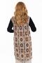 Women's Classic Ethnic Pattern Knitwear Knitted Kilim Mother Vest 1052 Long - 3