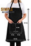 Simple kitchen apron with adjustable strap - 6