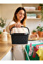 Knitted Black Peg Basket Ivy Knitting Model Peg Basket