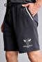 100% Cotton Nba Chicago Bulls Licensed Standard Fit Elastic Waist Anthracite Shorts H3862Ax26Sm - 2