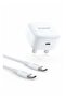 ® 20W USB-C Fast Charger with 1M USB-C to USB-C Cable, PD Type-C Wall Adapter UK 3-Pin Plug