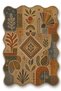 Sdt Women's Theme Patterned Modern Woven Base Decorative Carpet Sdt1461