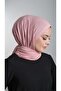 Pink Practical Ready-Made Wrap Viscose Fabric Combed Cotton Shawl 2108_04 - 4