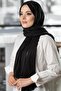 Black Striped Shawl Viscose Fabric Bursa Dolama 202110_01