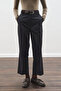 Flare Cut Pants Black - 4