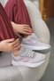 Women's Gray Powder Sneaker Casual Sports Shoes 052 - 2
