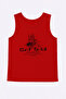 Men's Captain Printed 100% Cotton Sleeveless T-Shirt - 2
