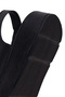 Women's Black Double Buckle Thick Sole Leather Comfort Sandals 26Sfd342418 - 8