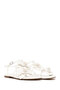 Women's White Ankle Buckle Floral Sandals 26Sfd441718 - 2
