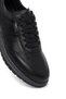 Men's Black Lace-Up Genuine Leather Sneaker, Winter Sports Shoes 25Wfd677314 - 8