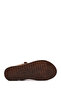 Women's Tan Leather Comfort Sandals 26Sfd340418 - 5