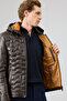 Silva Men's Brown Hooded Leather Coat 24Wgd6552U3 - 7