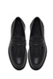 Men's Black Genuine Leather Loafer, Winter Shoes 25Wfd696518 - 7