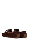 Women's Brown Suede Leather Loafer 26Pfd151110 - 7