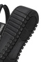Women's Black Thick-Soled Leather Comfort Sandals 26Sfd411718 - 8