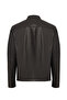 Insignia Men's Black Judge Collar Leather Coat 25Wgd65814T - 2