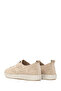 Women's Beige Lace-Up Suede Leather Comfort Shoes 26Pfd500210 - 6