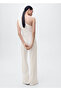 Drape Asymmetrical Long Jumpsuit - 4