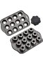 12-Cup Nonstick Mini Cheesecake Pan– Removable Bottoms, Oven-Safe, Dishwasher-Safe, Ideal for Muffins, Cupcakes, & Mini Desserts - 6