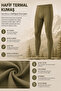 Tutku Men's Thermal Leggings Underwear - Winter Long Sleeve Brushed Inside Heat Balanced Thermal Bottom - 2