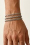Men's Steel Triple Bracelet Set - 3