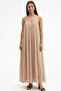 Bohemian-Inspired Thin Strap Lined Maxi Dress