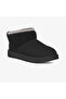 Women's Ankle Fur Stylish Detailed High Sole Black Boots & Booties - 2