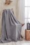 Gray 4 Layer Muslin 100% Cotton Pique - Bedspread - TV Blanket 200x220 - 3