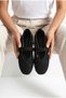 Black Women's Knitted Ballerina Shoes Women's Shoes Casual Shoes - 5