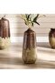 Chisel Stoneware Vase 22x22x47cm - Brown