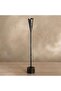 Ignacia Metal Taper Candle Holder 5x5x35cm- Grey Antique - 5