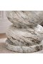 Zedian End Table Marble - Brown - 2
