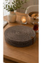 American Service Jute Presentation Set Supla 6 Pieces (Brown) - 3