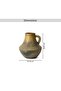 Mbeya Terracotta Decor Vase With Handle 24.76x24.76x26.67cm - Beige - 5