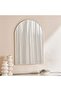 Usher Wall Miror 60x90cm- Silver