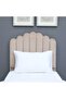 ANNA SINGLE BED VELVET BEIGE 120X200 CM - 3